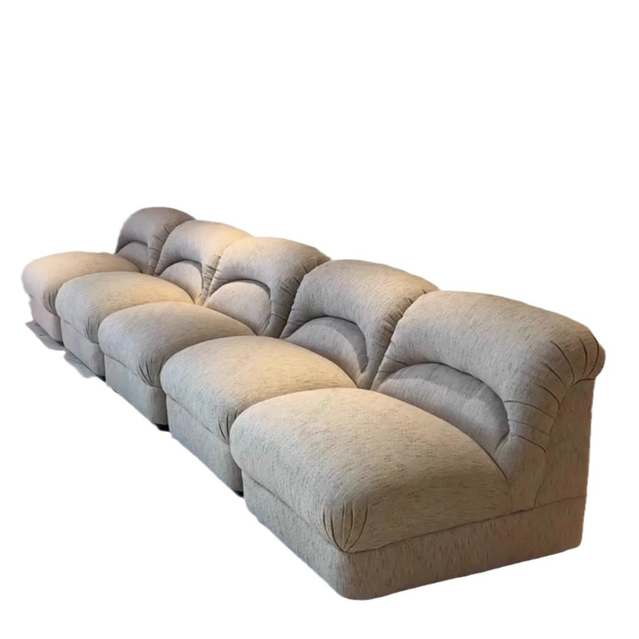 奶油风设计师褶皱单人布艺沙发诧寂风大小户型客厅沙发椅客厅组合,淘宝优惠券,粉丝福利购,淘宝优惠卷