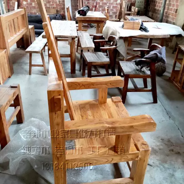 Императорский деревянный стул из старого тиса, первичная экологическая мебель, чистый массив, тибетский, лучший, сломанный, твердые руки и стулья, большой руководительский стул