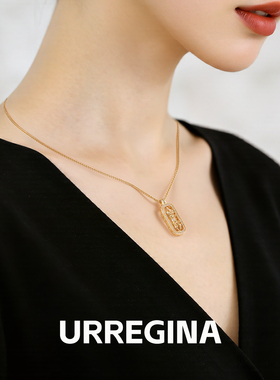 URREGINA新款金刚杵吊坠项链