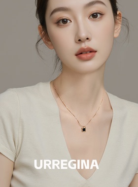 新款黑玛瑙纯S925银蛇骨链