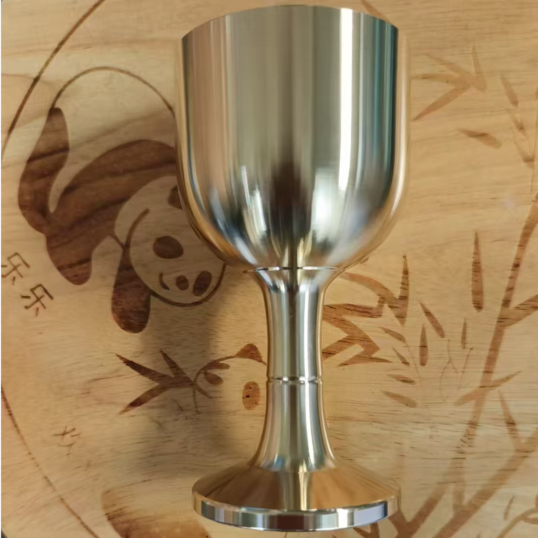 纯黄铜制高脚酒杯居家创意工艺品家用摆件复古大号高档中式高脚杯,淘宝优惠券,粉丝福利购,淘宝优惠卷