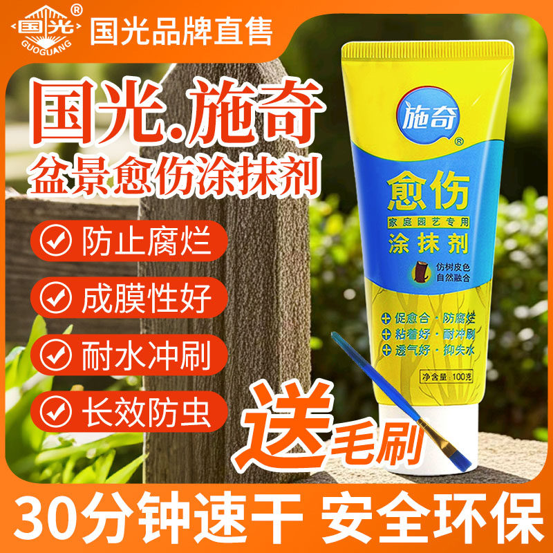 国光施奇愈伤涂抹剂官方正品植物果树盆景月季苗木糊涂伤口愈合剂,淘宝优惠券,粉丝福利购,淘宝优惠卷