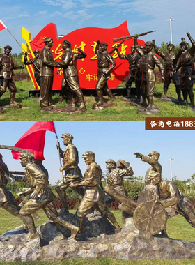 铸铜玻璃钢人物雕塑定制