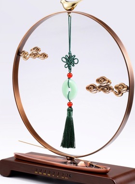 铜音乐香炉合金香插 线香沉香檀香卧香香插 家居摆件挂件香具