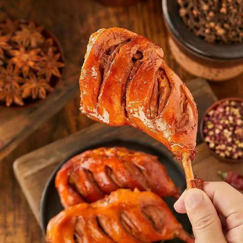 【6只大鸭腿】香辣大鸭腿盐焗味开袋即食解馋肉类充饥食品整箱肉,淘宝优惠券,粉丝福利购,淘宝优惠卷