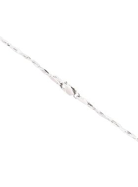 JSJBS925纯银女链百搭时尚素链锁骨链简约风