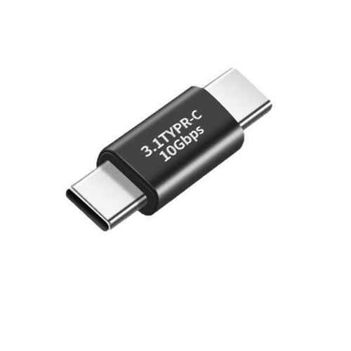 Type-C转接头USB3.0公对母转公10G高速90度直角L形U型立式弯头转弯角度拐弯笔记本电脑配件OTG转换器转换头 - 图3