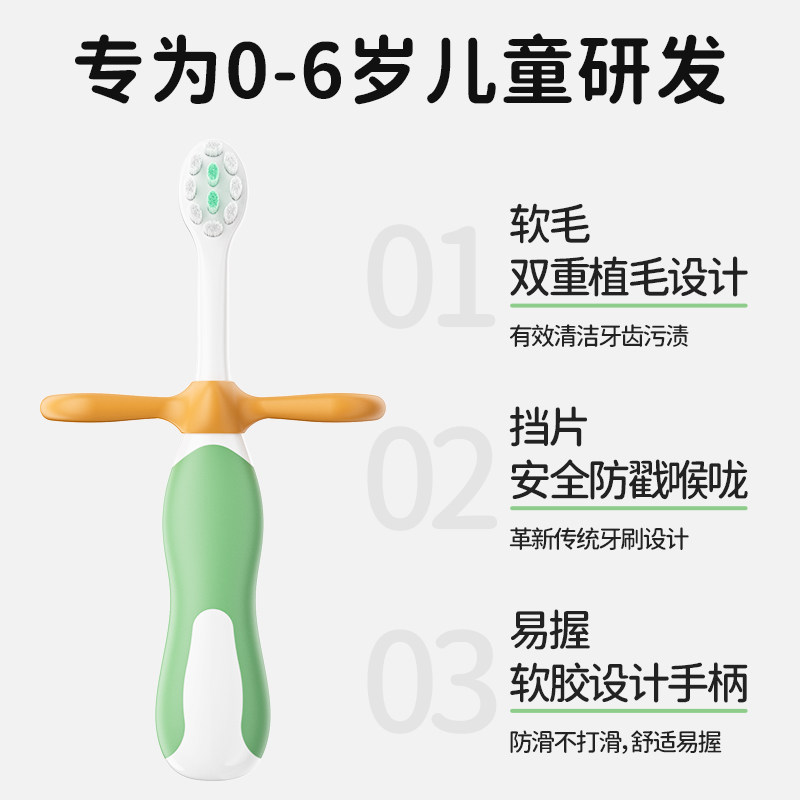 英国儿童软毛牙刷男女宝宝婴幼儿乳牙刷0-6岁小孩子护龈训练牙刷,淘宝优惠券,粉丝福利购,淘宝优惠卷