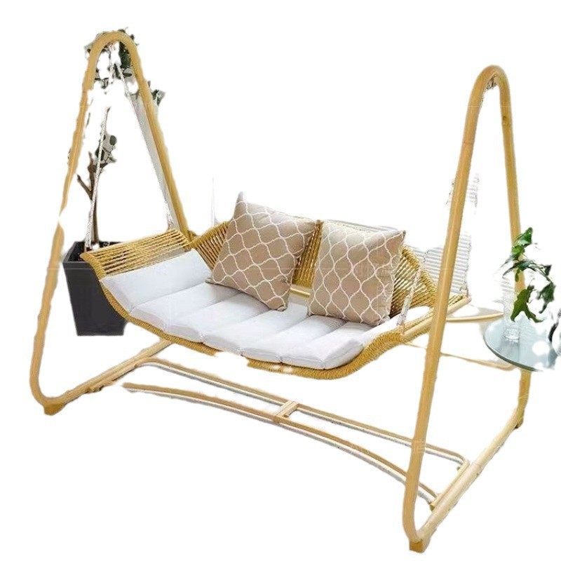 户外秋千庭院室外摇椅荡秋千双人吊床花园小院网红秋千椅吊椅防水,淘宝优惠券,粉丝福利购,淘宝优惠卷