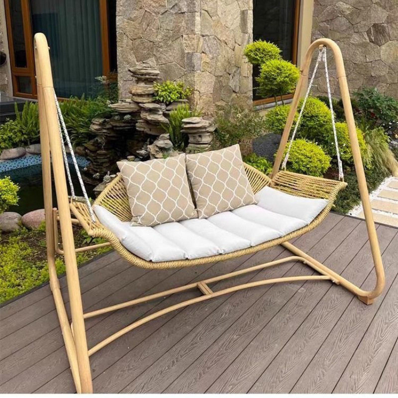 户外秋千庭院室外摇椅荡秋千双人吊床花园小院网红秋千椅吊椅防水,淘宝优惠券,粉丝福利购,淘宝优惠卷