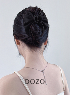 DOZO真丝大号鲨鱼夹优雅百搭新款