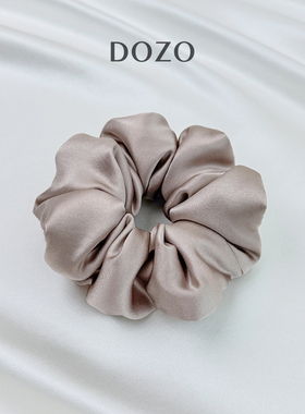 DOZO桑蚕丝填充枕头发圈女高级感