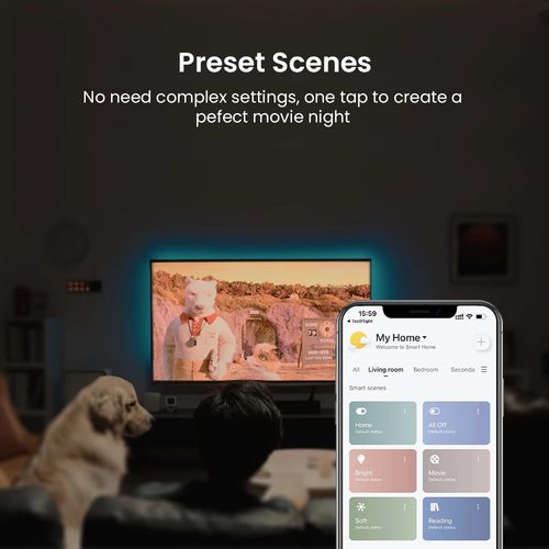博联魔法家SKE26/27全屋智能照明套装RGB灯泡控制面板灯智能控制 - 图1