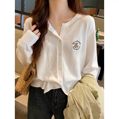 小香风春季开衫外套女氛围感长袖内搭针织开衫上衣春季ak-1