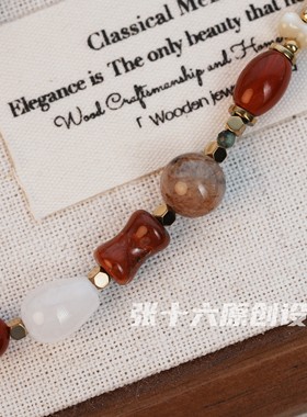 张十六原创钛钢花园项链