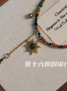 张十六花园甜美温柔钛钢项链