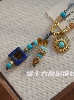 楼兰印象铜合金手工民族风毛衣链