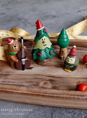 喜乐合集丨圣诞节送礼物桌面树脂摆件圣诞老人雪人可爱工艺品萌物