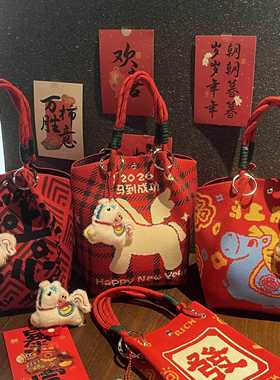 新年礼物2026新年礼物马年春节创意小礼品年会伴手礼实用手提包送