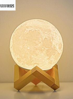 电脑桌面星球土星模型夜灯小众高级感摆件男女发光礼物