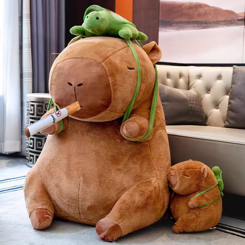 超大号卡皮巴拉公仔毛绒玩具水豚抱枕娃娃送女孩创意生日礼物玩偶,淘宝优惠券,粉丝福利购,淘宝优惠卷