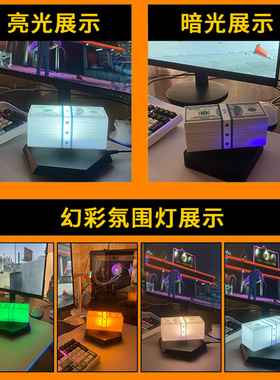 GTA周边磁悬浮美金灯桌搭氛围灯摆件道具男生礼物侠盗飞车钞票灯