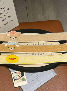 甜美长条碎发贴刘海贴两用发箍