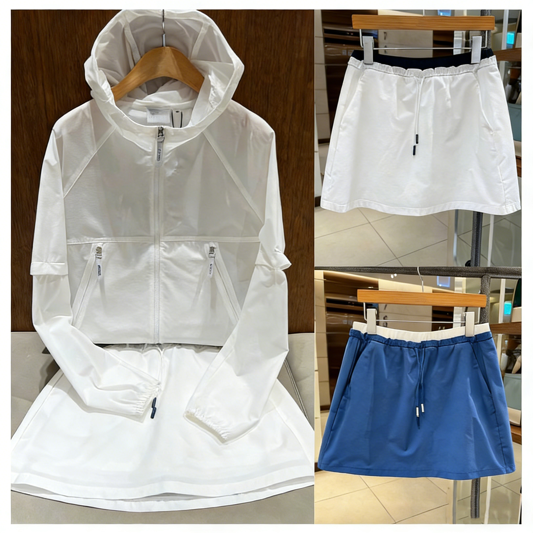 韩国高尔夫球服女士休闲短裙26春夏新款golf运动松紧腰字标半身裙,淘宝优惠券,粉丝福利购,淘宝优惠卷