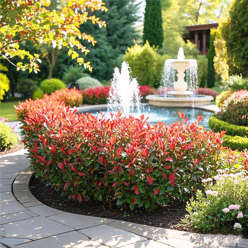 高杆红叶石楠球树苗小杯火焰红篱笆围墙绿化工程色块庭院四季植物,淘宝优惠券,粉丝福利购,淘宝优惠卷