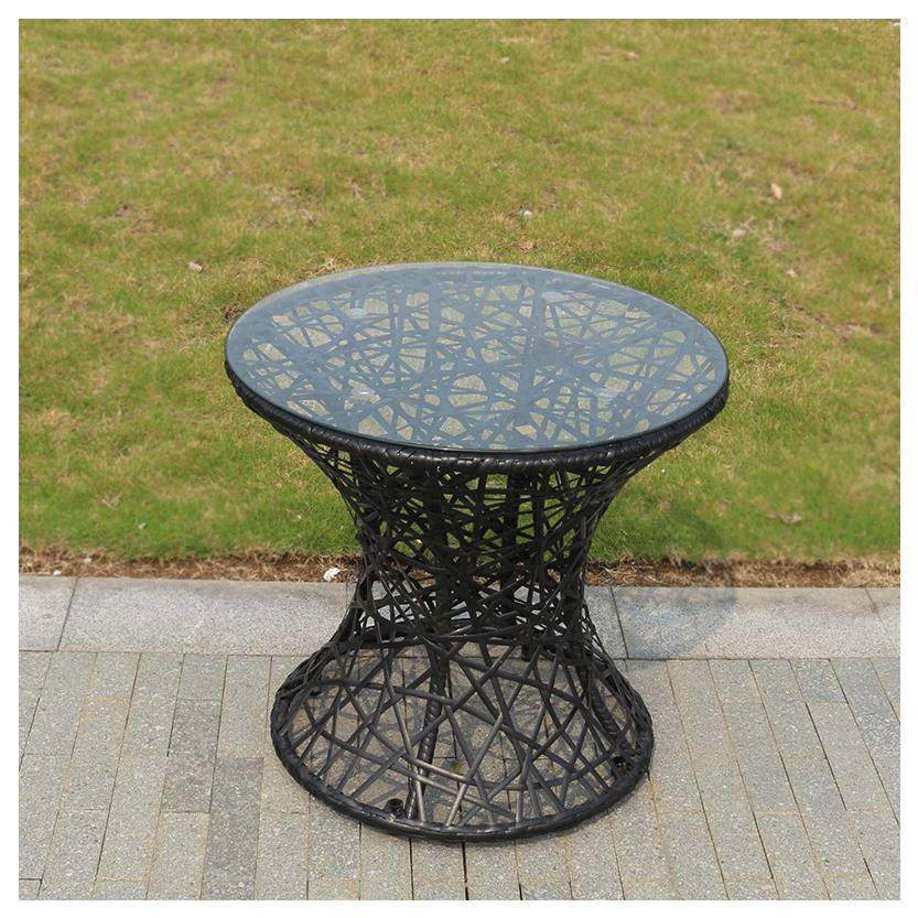 休闲桌椅三件套咖啡厅水吧户外藤椅室外阳台庭院铁艺藤编桌椅组合,淘宝优惠券,粉丝福利购,淘宝优惠卷