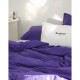 Simple cotton four-piece set Nordic deep purple