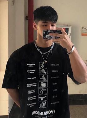 欧美潮牌健身哑铃项炼男生潮流时尚吊坠肌肉男友霸气吊坠女情侣款