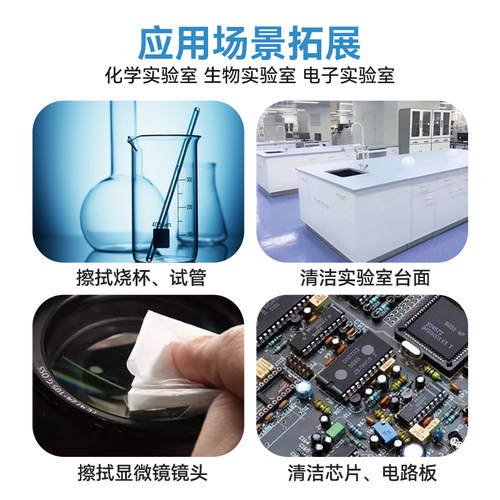 无尘纸工业擦拭纸实验室0609不掉毛防静电除尘纸吸油吸水无纺布 - 图0