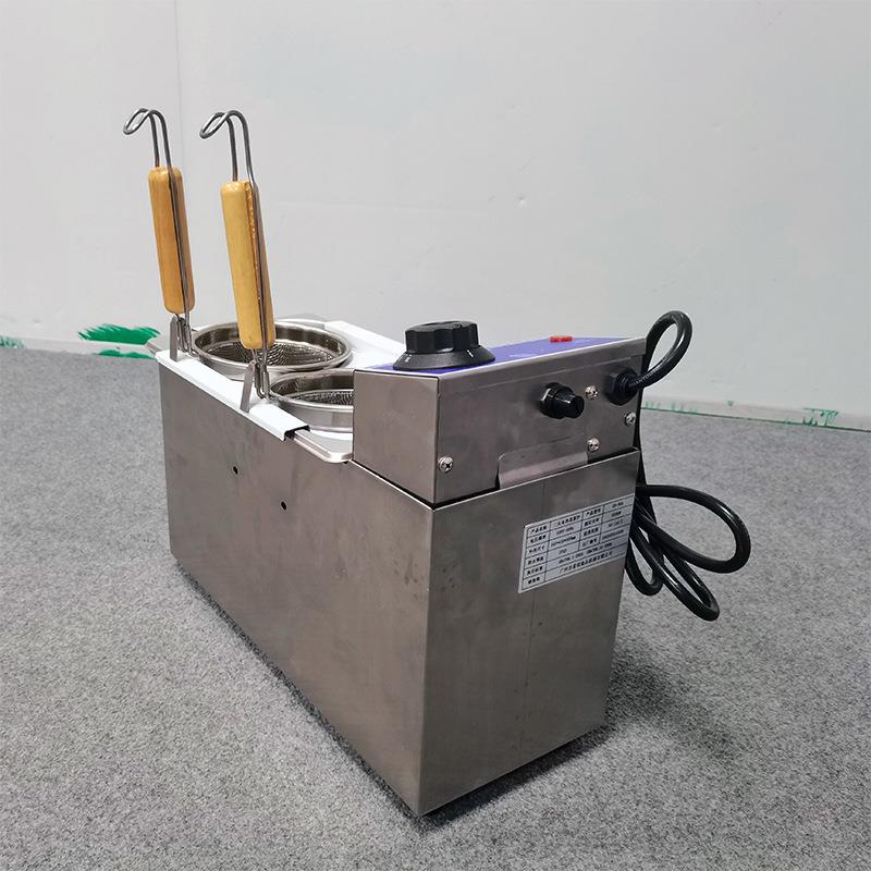 冠佳台式商用煮面炉摆摊创业电热麻辣烫煮串串双头双筛煮面炉 - 图1