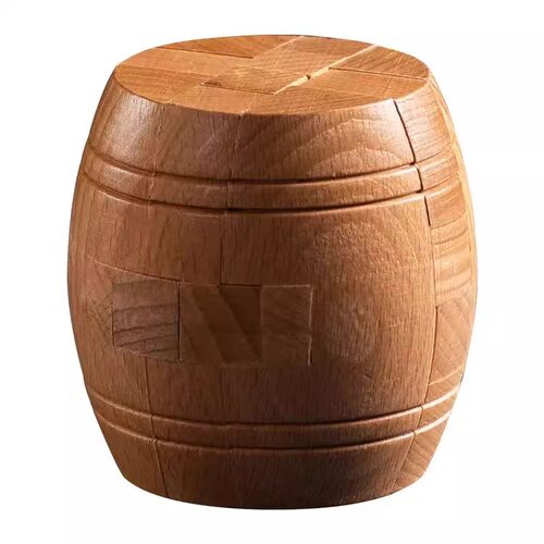 鲁班锁榫卯结构拼装积木孔明锁鲁班锁解锁儿童老人动脑玩具酒桶锁 - 图3