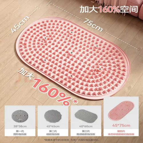 实心液态加大加宽指压板适合慢跑家用足底按摩垫经络疏通美体 - 图3
