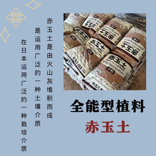 日本原装进口】赤玉土颗粒土多肉植物专用土透气排水盆栽营养土 - 图1