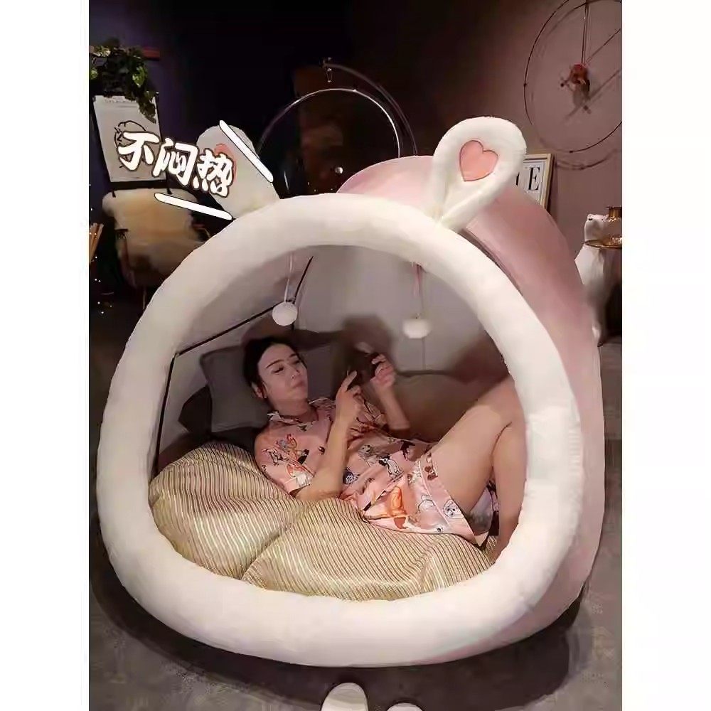 日本人类狗窝懒人沙发巨型猫窝单人卧室儿童毛绒可爱女生生日礼物,淘宝优惠券,粉丝福利购,淘宝优惠卷
