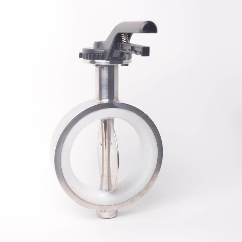 304不锈钢鸭嘴对夹蝶阀卫生级手动广式涡轮法兰对夹D71X-16P-DN50,淘宝优惠券,粉丝福利购,淘宝优惠卷