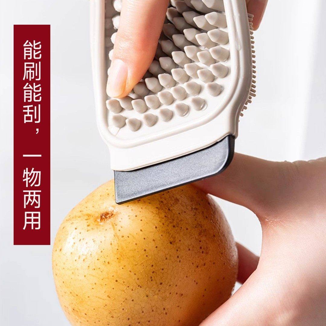 果蔬清洁刷洗土豆蔬菜水果神器可弯曲多功能清洗锅具砧板厨房刷子,淘宝优惠券,粉丝福利购,淘宝优惠卷