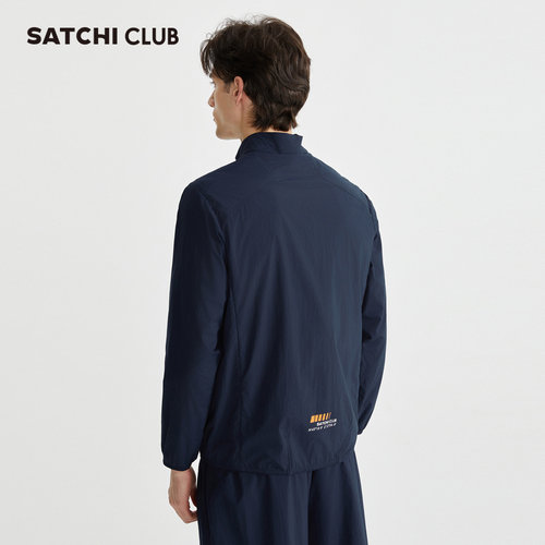 SATCHICLUB沙驰高尔夫男士夹克夏季新款立领运动休闲户外上衣外套 - 图1