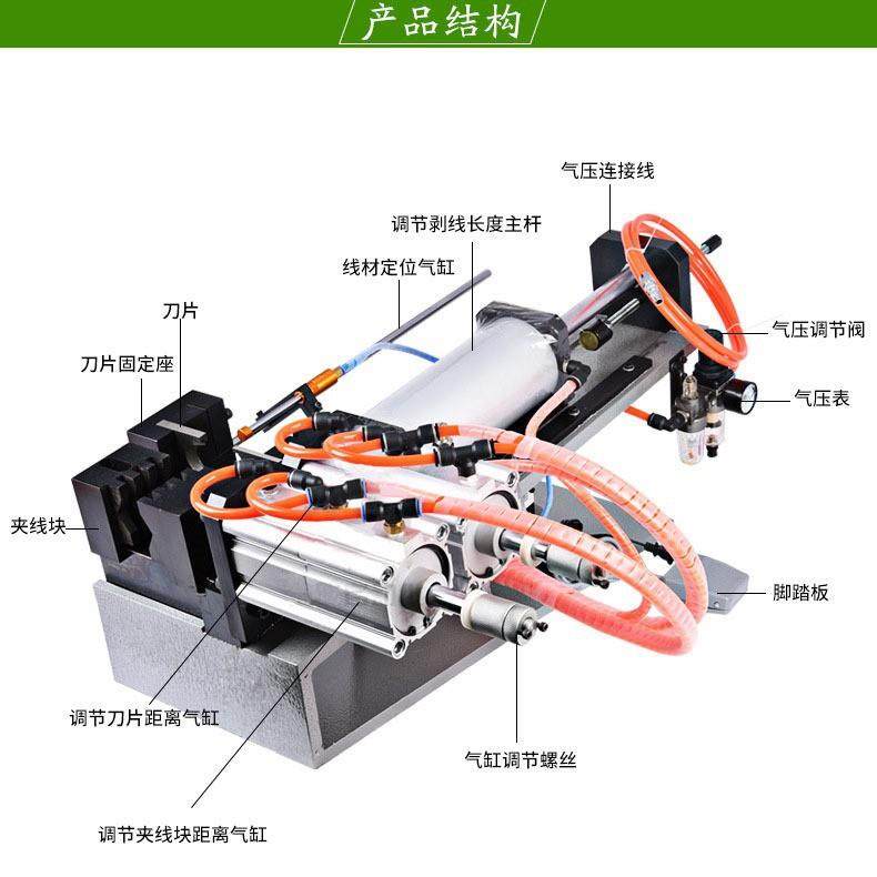 新能源汽车线束剥线机620气动剥皮充电枪电缆外皮脱皮机,淘宝优惠券,粉丝福利购,淘宝优惠卷