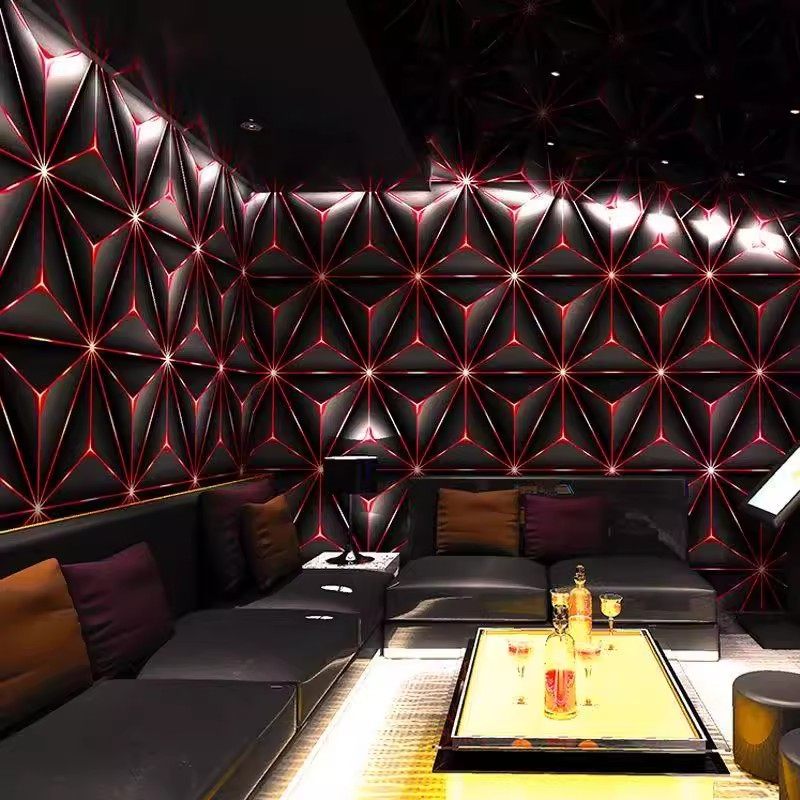 ktv酒吧背景墙纸歌厅闪光墙布3d立体反光亮光走廊舞厅装修墙壁纸,淘宝优惠券,粉丝福利购,淘宝优惠卷