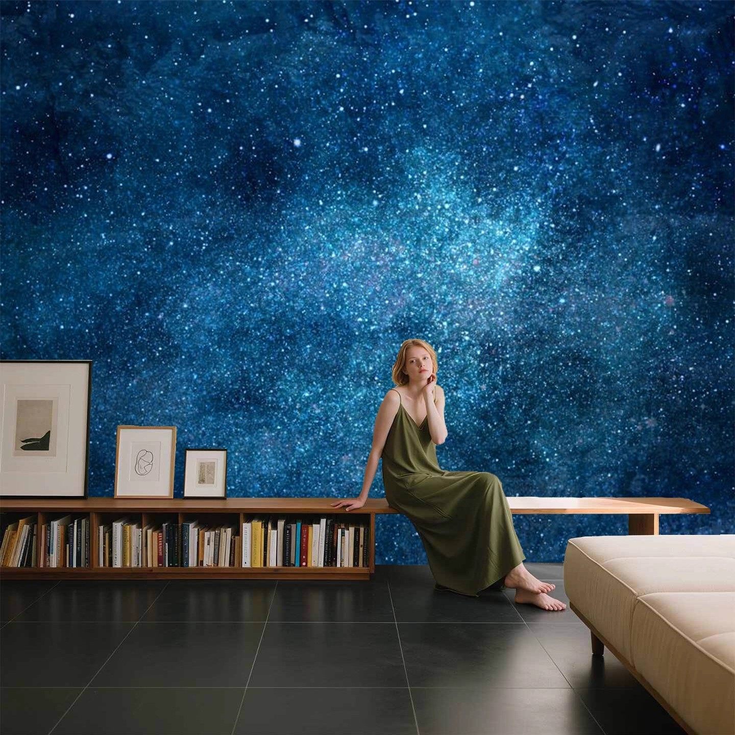 梦幻星空满天星装饰墙纸私人影院KTV迪吧壁画会所小酒馆足浴壁布,淘宝优惠券,粉丝福利购,淘宝优惠卷