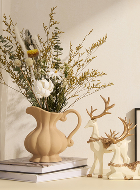 高级感小众干花花艺摆件