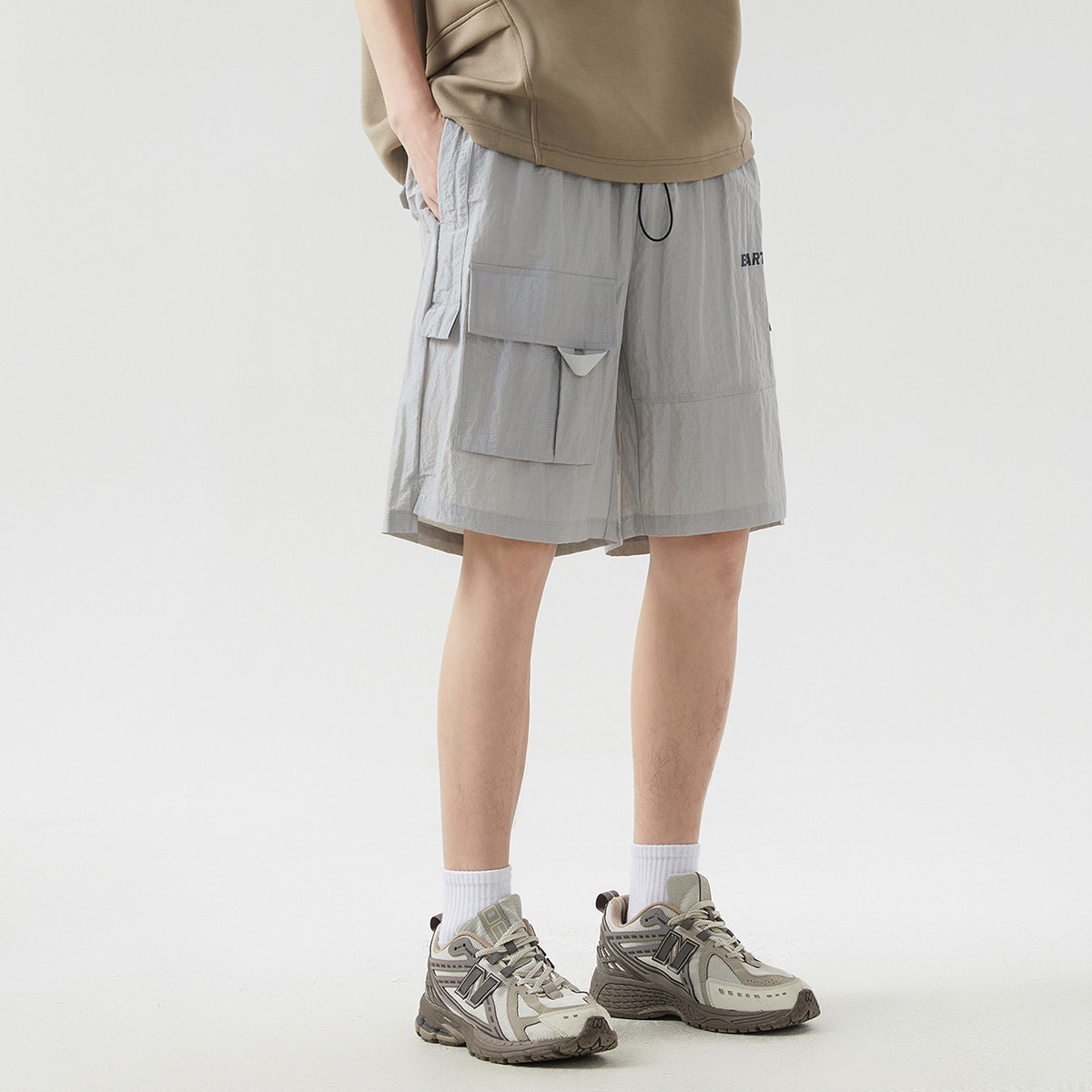 辛普森一家2025夏季新款五分裤透气宽松直筒休闲运动短裤男工装裤,淘宝优惠券,粉丝福利购,淘宝优惠卷