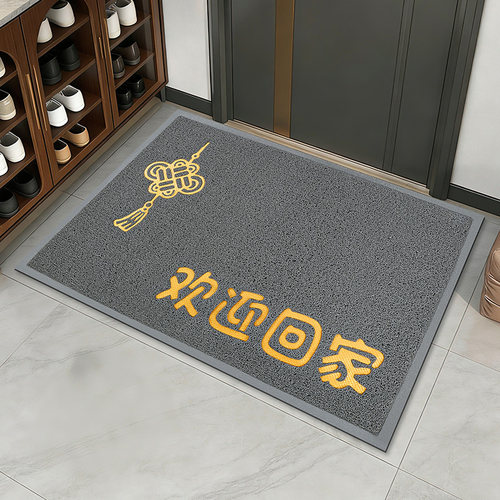 马年红色喜庆进门地垫入户门防滑耐脏脚垫家用玄关门口地垫地毯 - 图2