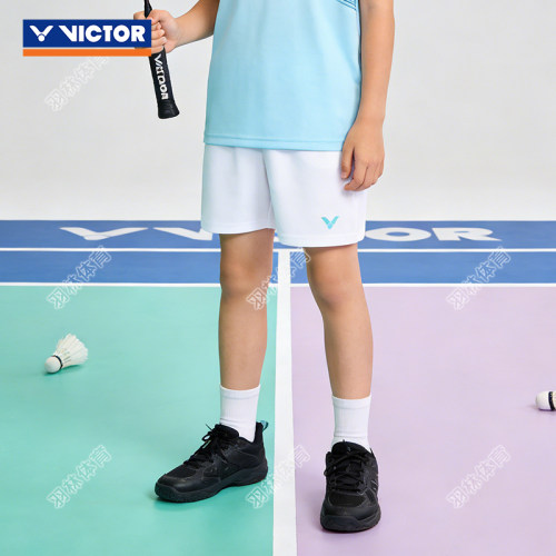 VICTOR威克多儿童羽毛球服短裤男女童款速干透气运动训练裤62203 - 图1