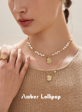 AmberLollipop维纳斯珍珠项链