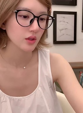 赵露思许我耀眼同款仿鼻屎钻项链